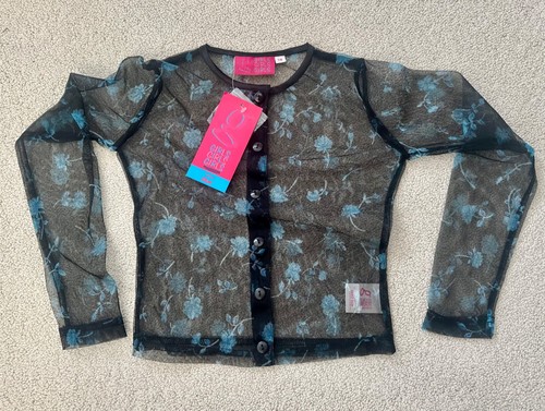 Girls net printed see - printed, see-through