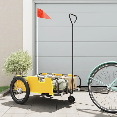 Walplus bike trailer yellow - bike,