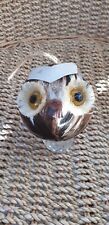 Large Hand made feather Owl Bauble Christmas tree Decoration