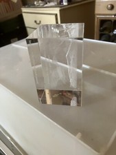 Laser Art Glass Paperweight