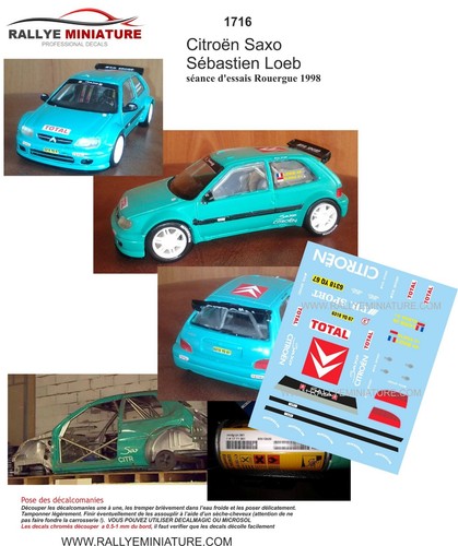 Decals ref 1716 citroen - decals,