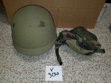 PASGT Ballistic Military Combat Helmet Made With Kevlar & CAMO Cover SIZE MEDIUM