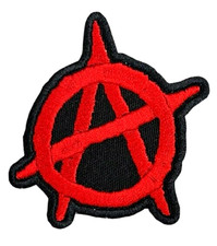 Anarchy patch Punk Biker