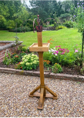 Heavy duty bird table - heavy, feeding