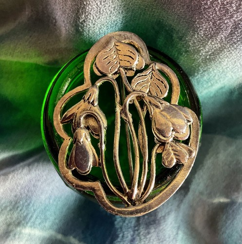 Vtg masj 1990 brooch snowdrops - masj,