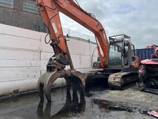 EXCAVATOR 5 FINGERS ROCK BUILDING WASTE GRAPPLE 80MM PINS QUICK HITCH 20T-40T