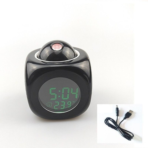 Night light projection - night, clock