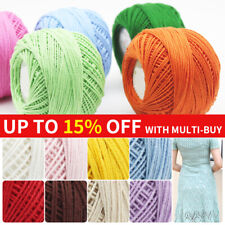 50g/ball Essentials Lace Crochet Cotton 3 Ply 50g Knitting Crochet Yarn