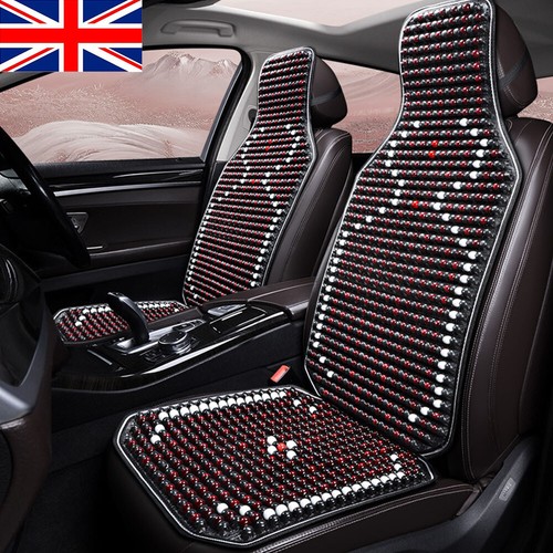 Universal wooden beaded seat - wooden,