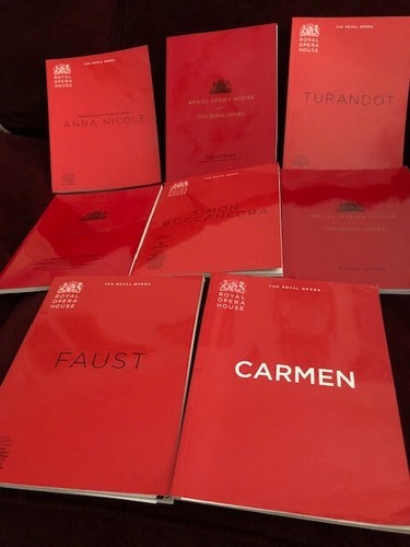 Programmes royal opera - 8, x