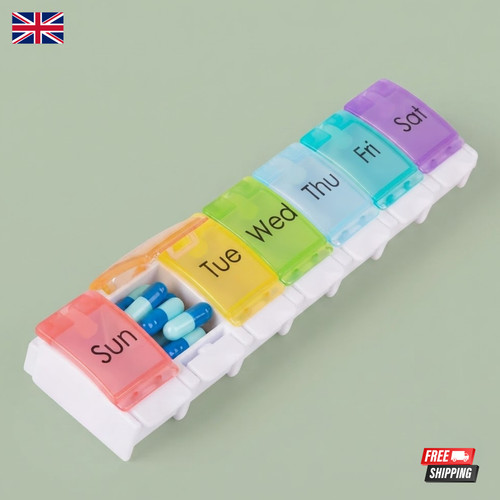 Portable weekly pill box - portable,