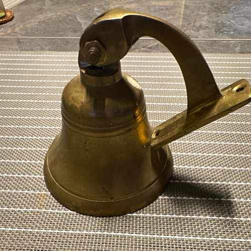Vintage brass wall - brass, mounted