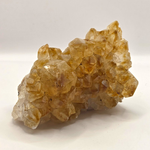 Natural citrine cluster 425g - natural,