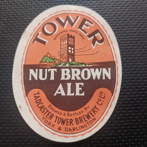 Tower brewery beer label - tower,