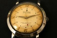 Vintage Swiss Sovereign Self-Winding Waterproof Wristwatch No Band Runs Fast