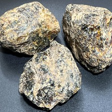 Large Black Amber Boulders (UV