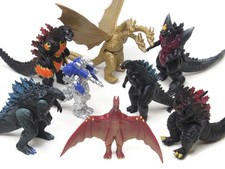 Godzilla Monsterverse Mini Action Figure Bundle X 8 Unbranded Ghidorah Rodan Toy