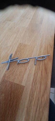 Top car badge vintage - top,