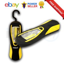 COB LED 3W Inspection Lamp Hand Torch Work Light Magnetic & Hook Inc Batteries