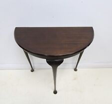 Mahogany Demi Lune Table By H