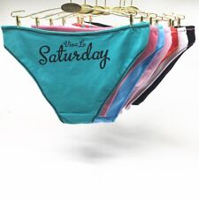 7 Pack Womens Cotton Underwear Ladies Sexy Briefs Panties Knickers Week Days