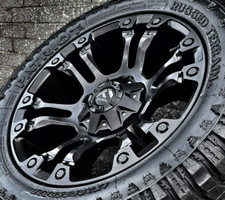 20" Black Vapour Alloy Wheels