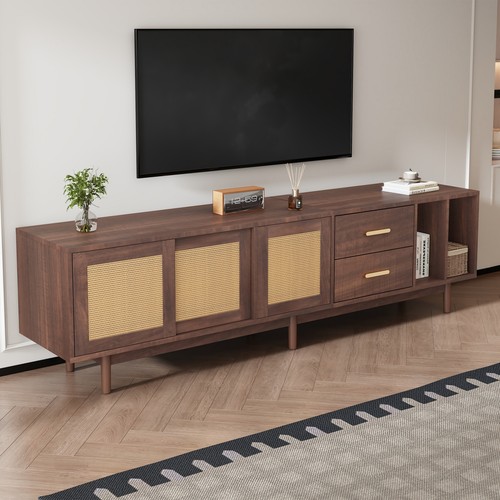 Stand cabinet 3 rattan - tv,