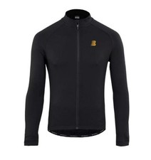 NEW Boardman Mens Long Sleeve Thermal Quick Drying Black Cycling Jersey - XXXL