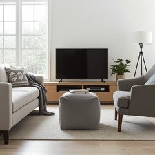 Luxury Velvet Cube Foot Stool