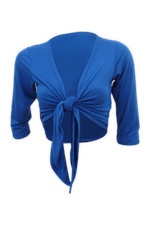 New Ladies Tie Up Crop Shrug