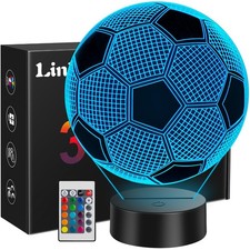 3D Football Night Light for