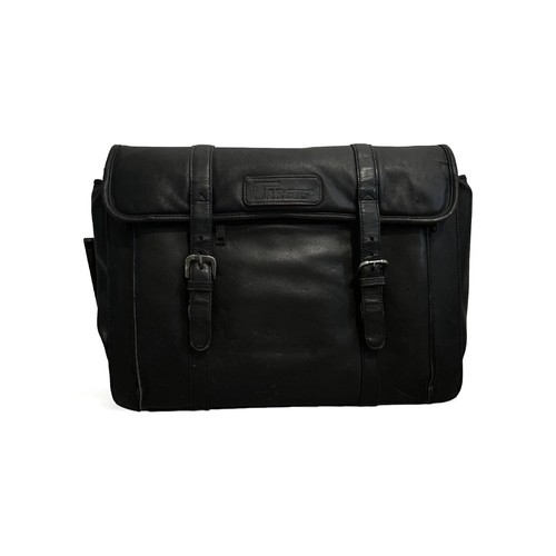 Vintage black leather targus - vintage,