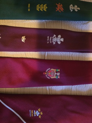 Wales rugby tie lot 1968 - rugby,