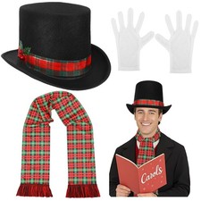 3 Pcs Classic Carol Costume