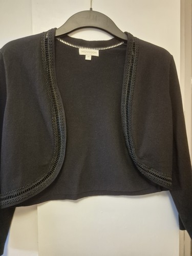 Monsoon black short crop - monsoon, fine