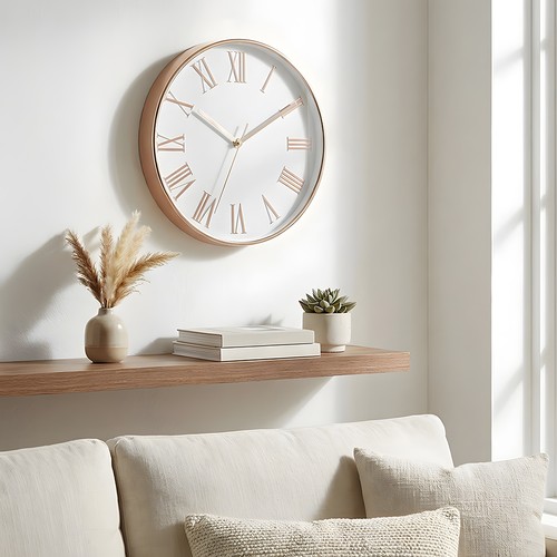 Roman numeral wall clock - 12",