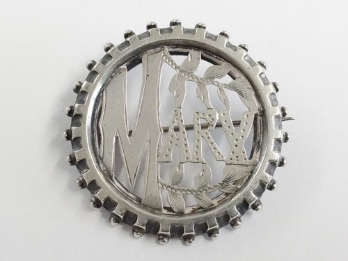 Antique sterling silver mary - silver,
