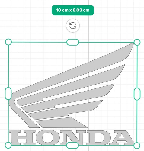 Honda decals motocycle tank - 2x,