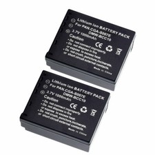 2X Battery for Panasonic Lumix