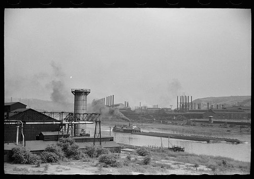 Coal barges monongahela - coal,