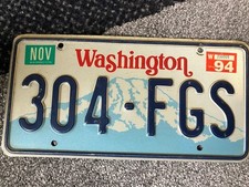 US classic license plate