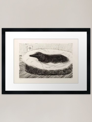 Dog etching by - etching, david