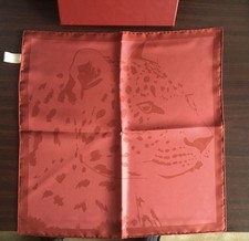 Cartier Silk Scarf -  Panthère Red Leopard