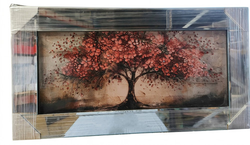85x45cm pink blossom - blossom, leaf
