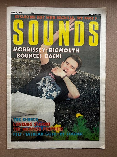 Morrissey sounds magazine june - morrissey,