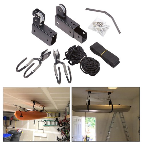 Kayak hoist pulley system - kayak,