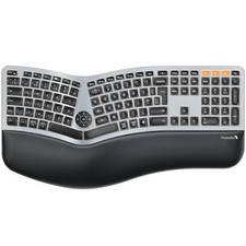 ProtoArc Backlit Wireless Ergonomic Keyboard, EK01 Plus Ergo Keyboard with Wr...