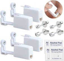 6X Disposable EAR Nose Piercing Tool Kit Gun Earring Ear Stud Gun Kit