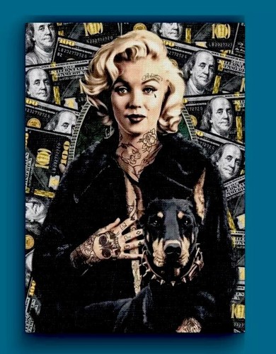 Hype cartoon marilyn - hype,