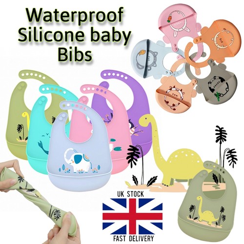 Baby bibs silicone waterproof - baby,